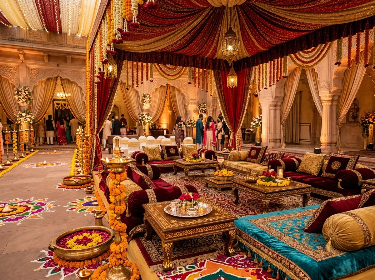 Shahi Baithak Traditional Royal Seating Arrangement